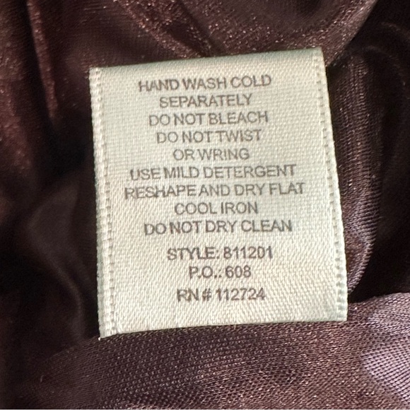 Embroidered Johnny Was Gray Blue and Coral Pink Women's Velvet Top - Picture 13 of 16